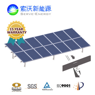 Hot-Dip Galvanized Steel Ground PV Mounting System